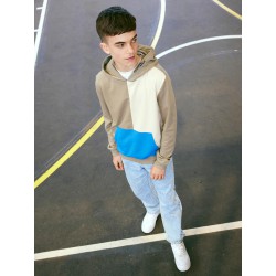 LMTD Tray Langærmet Sweatshirt M. Hood - Silver Sage