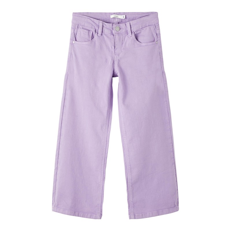 NAME IT Kids Rose Brede Twill Bukser - Sand Verbena