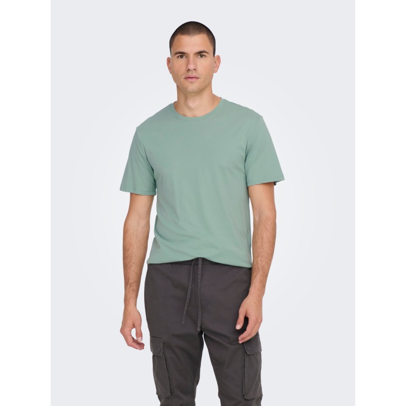 ONLY & SONS Onsmatt Langy Kortærmet Tee - Chinois Green