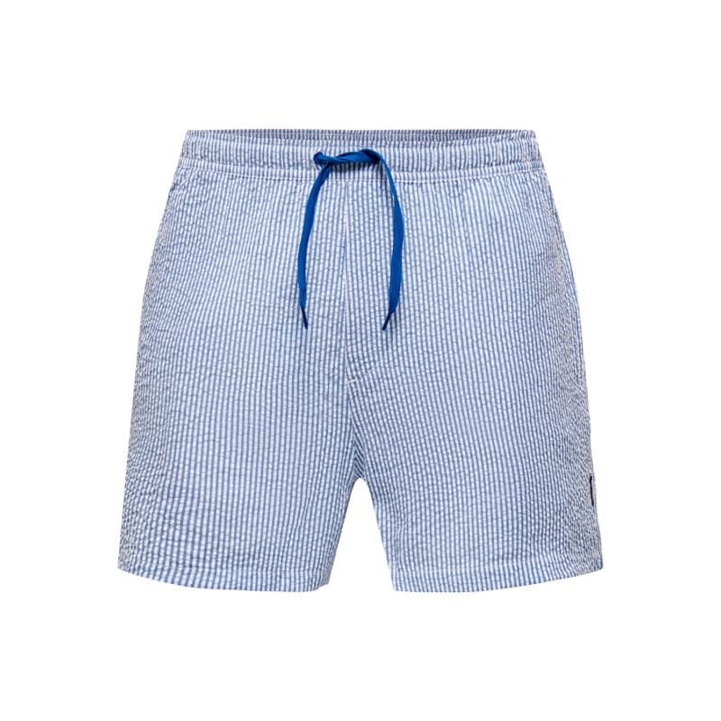 ONLY & SONS Onsted Swim Seersucker Gw 1841 - Turkish Sea