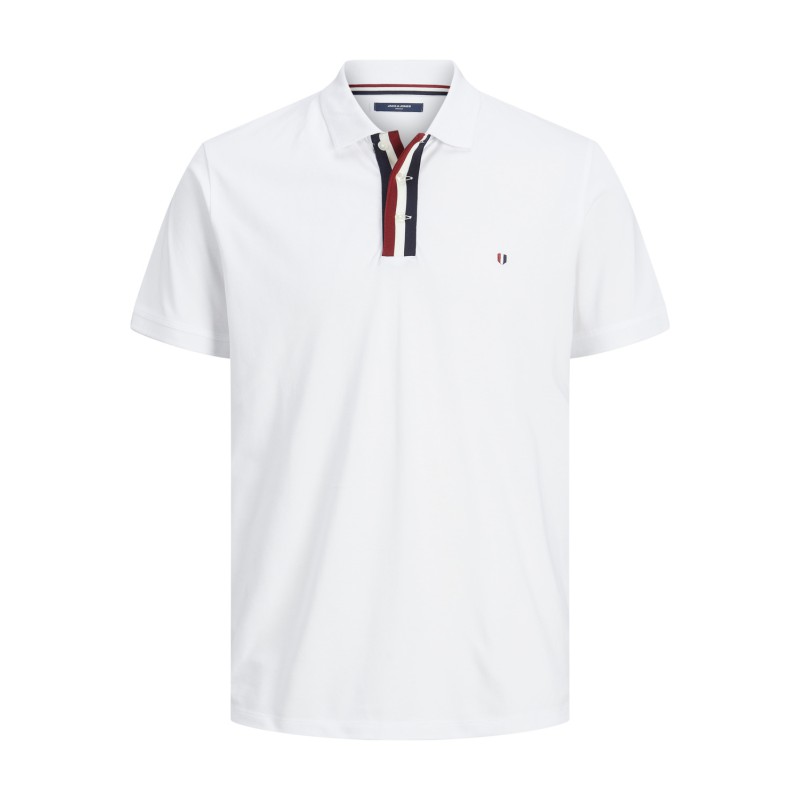 JACK & JONES Jprbludrake Polo Kortærmet Sg - Bright Hvid