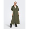 ONLY Lang Trenchcoat Med Rå Detaljer - Four Leaf Clover