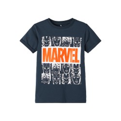 NAME IT Kids Mackin Marvel T-shirt - Dark Sapphire