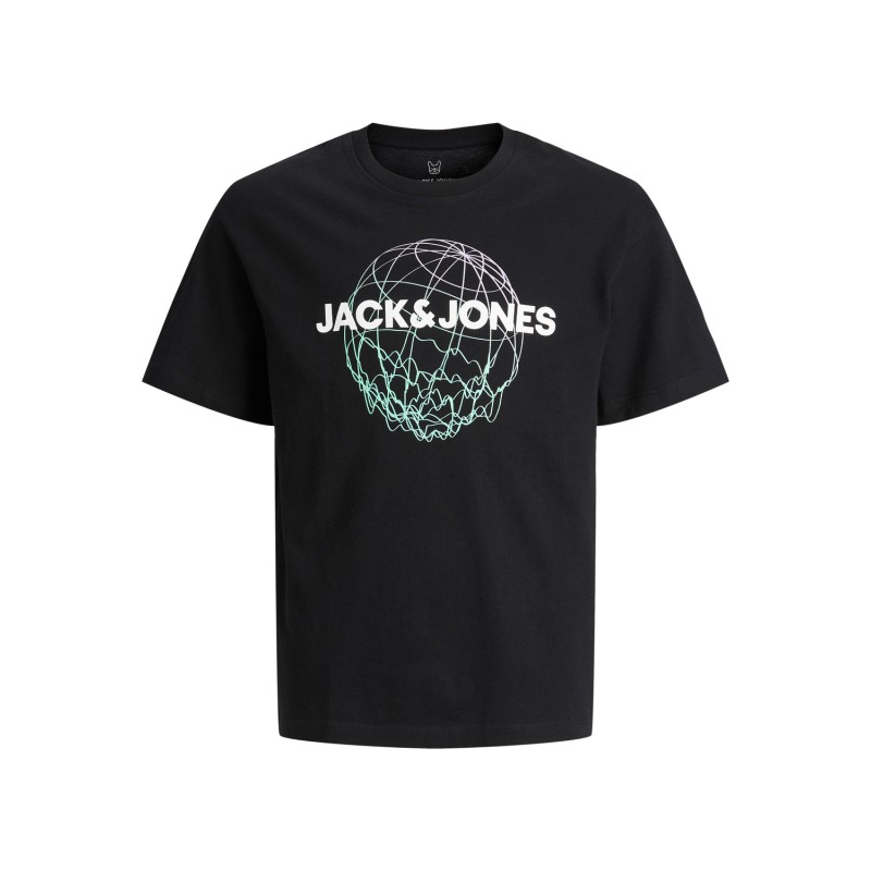 JACK & JONES Jcodigitali Tee Kortærmet Crew Neck Junior - Sort