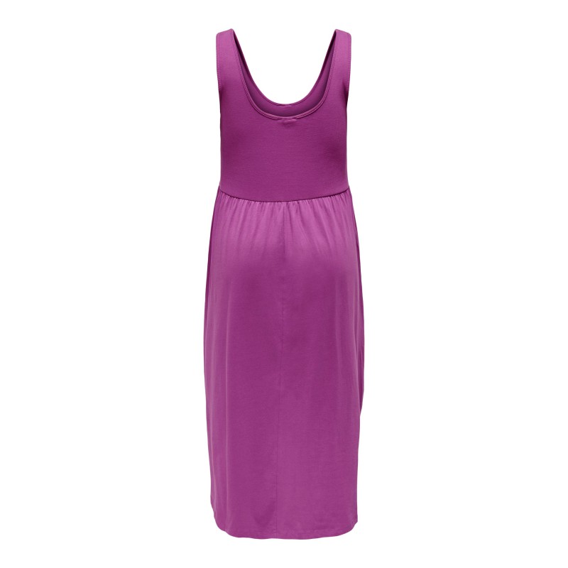 ONLY CARMAKOMA Jeannie Maxi Kjole - Purple Wine
