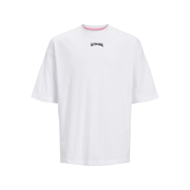 JACK & JONES Joroli Skater Tee Kortærmet Crew Neck Vol Junior - Hvid