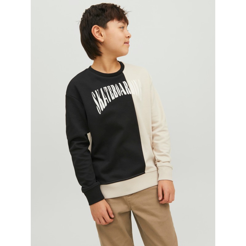 JACK & JONES Joroli Skater Block Sweat Crew Ln Junior - Tap Shoe