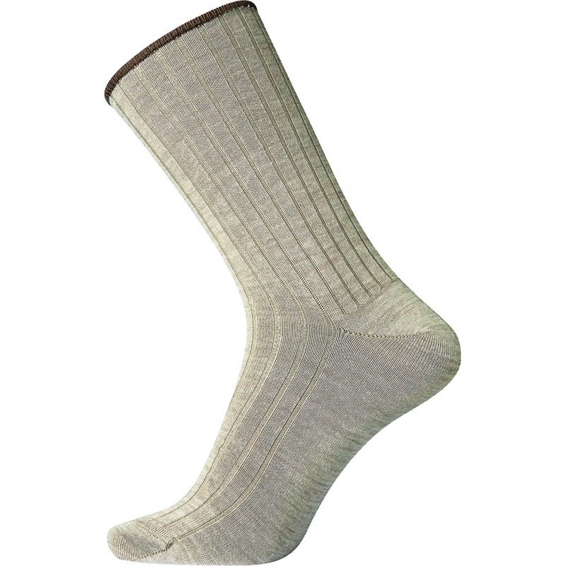 EGTVED STRØMPER WOOL NO ELASTIC - OFF WHITE