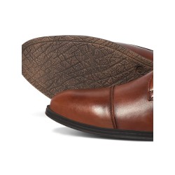 JACK & JONES Raymond Læder Sko - Cognac