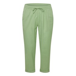 FRANSA Plus Maddie Hør Bukser - Forest Shade