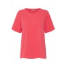 FRANSA Basis Shoulder T-shirt - Camellia Rose