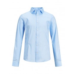 JACK & JONES Junior Slim Fit Skjorte Med Stretch -  Cashmere Blue