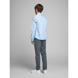 JACK & JONES Junior Slim Fit Skjorte Med Stretch -  Cashmere Blue