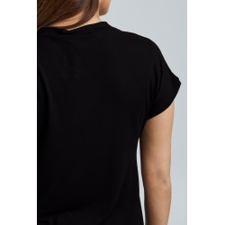 FRANSA Skater Kortærmet Bluse - Sort