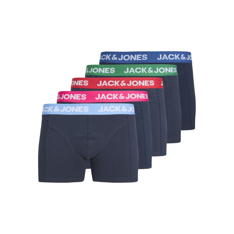 JACK & JONES Norman 5-Pak Boxershorts - Navy Blazer