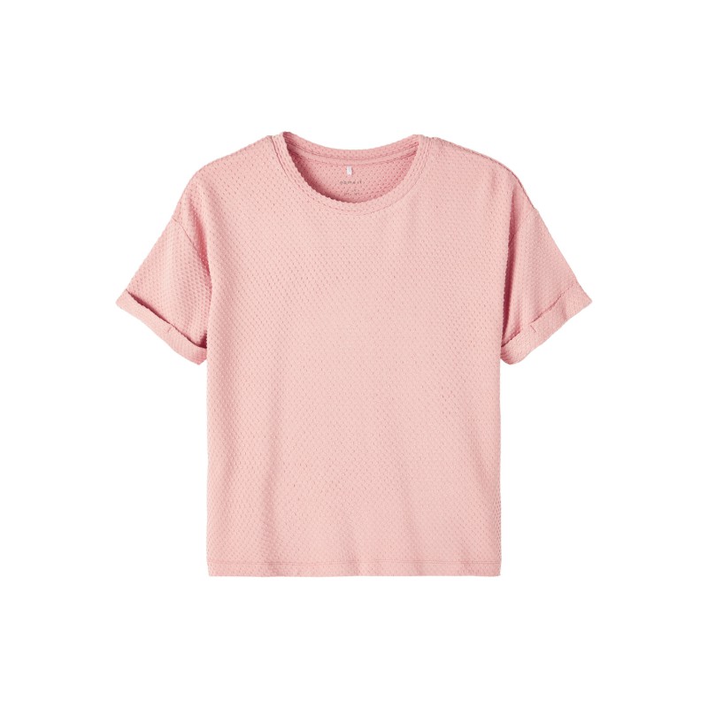 NAME IT Nkfhatinka Kortærmet Loose Top - Rose Tan