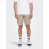 ONLY & SONS Cam Stage Cargo Shorts - Chinchilla