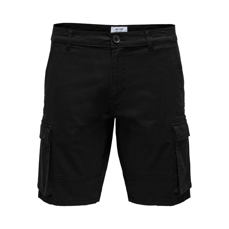 ONLY & SONS Cam Stage Cargo Shorts - Sort