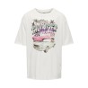 KIDS ONLY Lucy Oversize T-shirt - Cloud Dancer