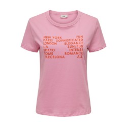 JDY Hanson Print T-shirt - Lilac Sachet