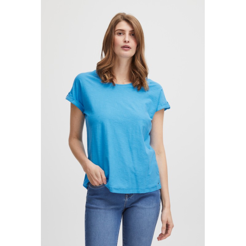 FRANSA Dalia T-shirt - Malibu Blue