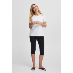 FRANSA Shoulder T-shirt - Hvid