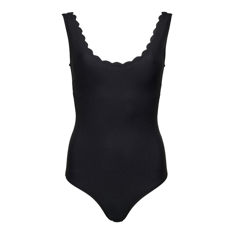 ONLY SHOES Onldelphine Scallop Swimsuit - Sort