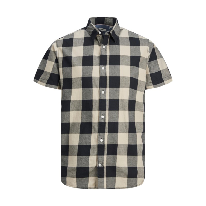 JACK & JONES Gingham Twill Skjorte - Crockery