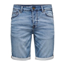 ONLY & SONS Ply Denim Shorts - Blue Denim
