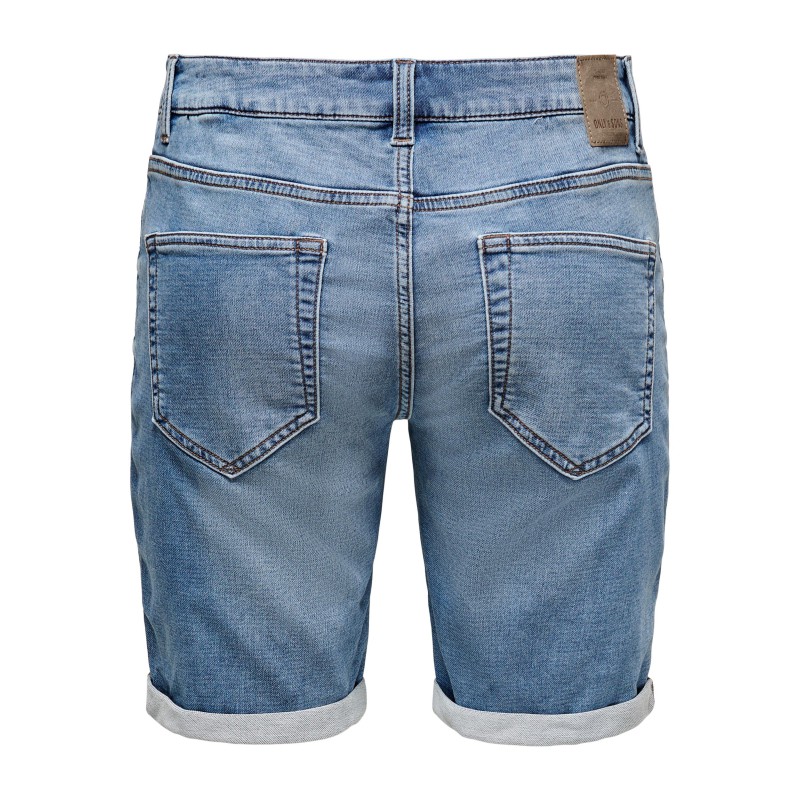 ONLY & SONS Ply Denim Shorts - Blue Denim