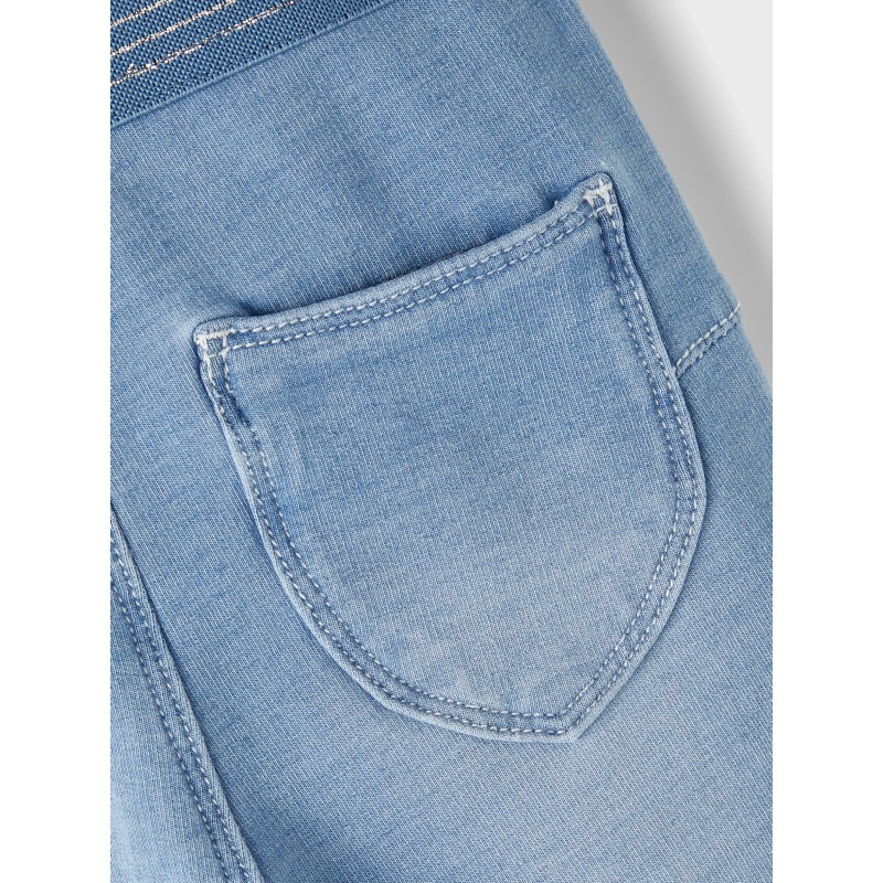 NAME IT Mini Salli Slim Sweat Jeans - Light Blue Denim