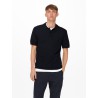 ONLY & SONS S/S Strik Polo - Navy Blazer