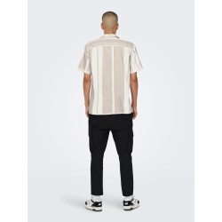 ONLY & SONS Caiden Hør Skjorte - Vintage Khaki