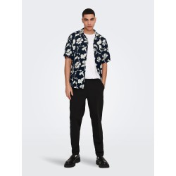 ONLY & SONS Dash Resort Skjorte - Dark Navy