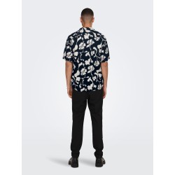 ONLY & SONS Dash Resort Skjorte - Dark Navy