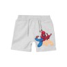 NAME IT Mini/Kids Aubin Spiderman Sweatshorts - Light Grey Melange