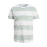 JACK & JONES Summer Stripe T-shirt - Granite Green