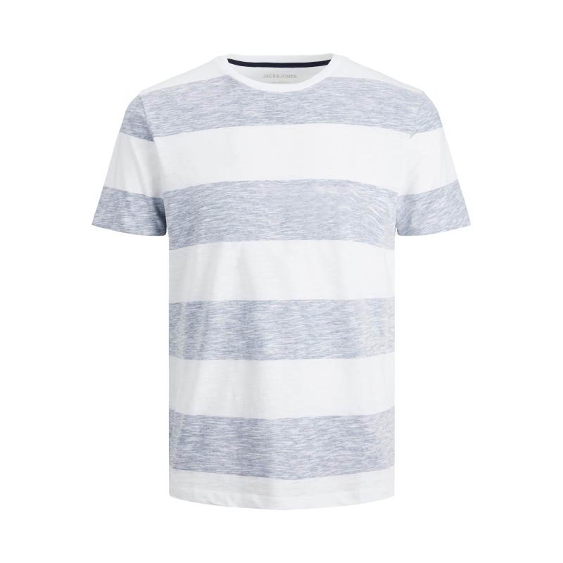 JACK & JONES Summer Stripe T-shirt - Flint Stone