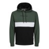 JACK & JONES Plus Reid Blocking Hoodie - Mountain View