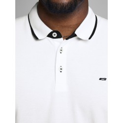 JACK & JONES Plus Paulos Polo Skjorte - Hvid