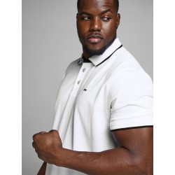JACK & JONES Plus Paulos Polo Skjorte - Hvid