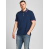 JACK & JONES Plus Paulos Polo Skjorte - Navy Blazer