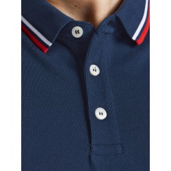 JACK & JONES Plus Paulos Polo Skjorte - Navy Blazer