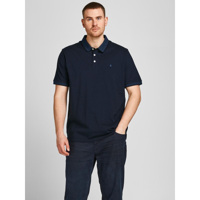 JACK & JONES Plus Paulos Polo Skjorte - Dark Navy