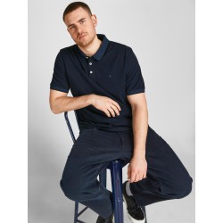JACK & JONES Plus Paulos Polo Skjorte - Dark Navy