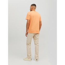 JACK & JONES Organic Basic T-shirt - Pumpkin