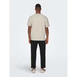 ONLY & SONS Fred T-shirt - Silver Lining