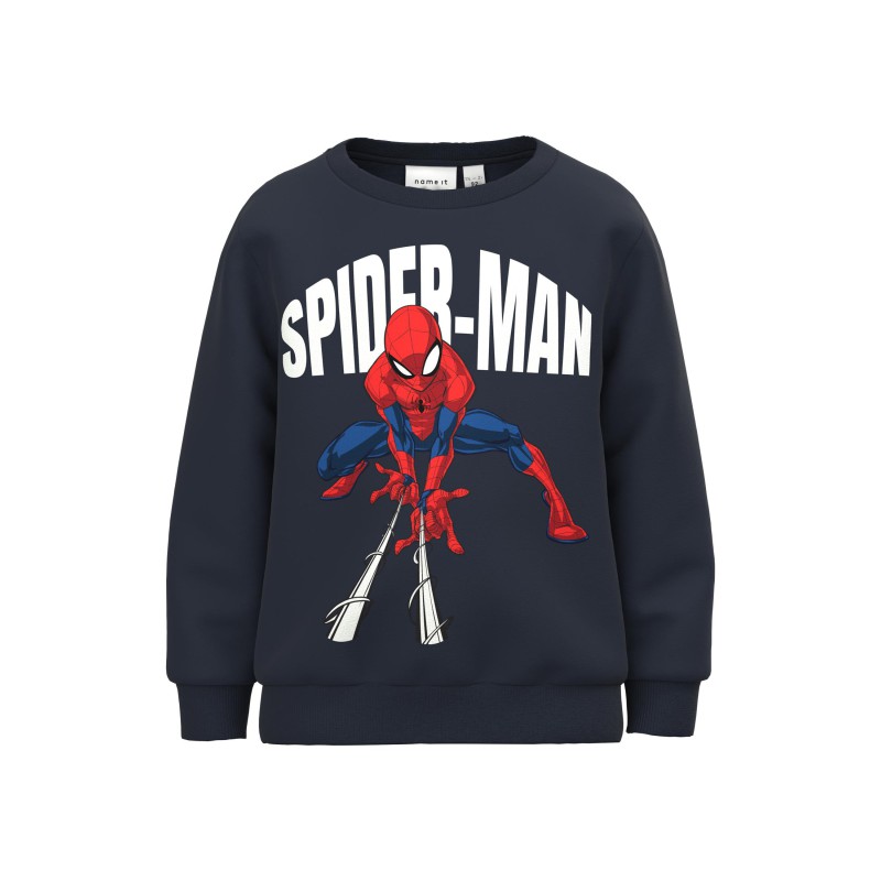 NAME IT Mini Jox Spiderman Sweatshirt - Dark Sapphire