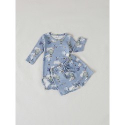 NAME IT Baby Hobbie Shorts - Dusty Blue