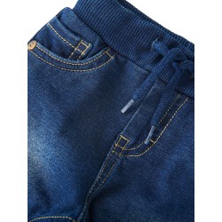 NAME IT Baby Ben U-Shape Sweat Jeans- Dark Blue Denim